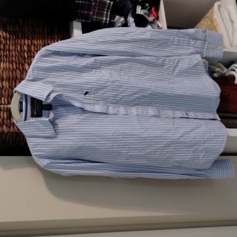 Abercrombie and Fitch button down long sleeved shirt size M